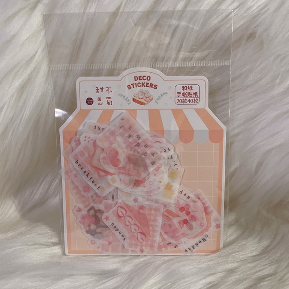 🧧SALE 3/$15 NEW Kawaii Style Desserts Die Cut Stickers - Picture 1 of 4